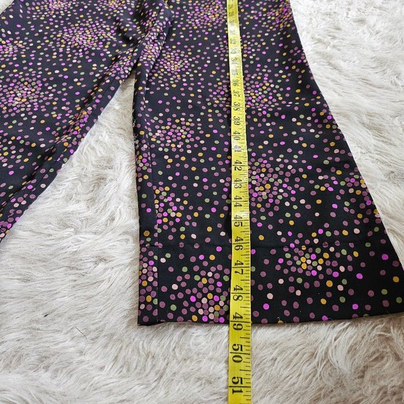 Kate Spade Women's Black and Disco Dots V-Neck Cropped Jumpsuit Size: 00 - Picture 6 of 9